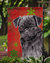 Pug Red And Green Snowflakes Holiday Christmas Garden Flag 2-Sided 2-Ply