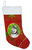 Red Snowflakes Holiday Christmas  Alaskan Malamute Christmas Stocking