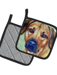 Rhodesian Ridgeback  Pair of Pot Holders