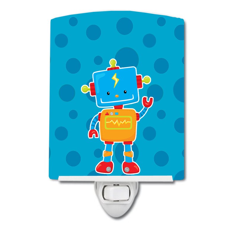 Robot Ceramic Night Light