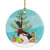 Rouen Duck Christmas Ceramic Ornament