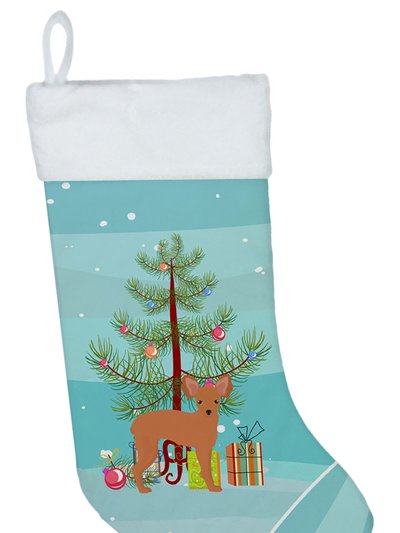Caroline's Treasures Russkiy Toy or Russian Toy Terrier Christmas Tree Christmas Stocking product
