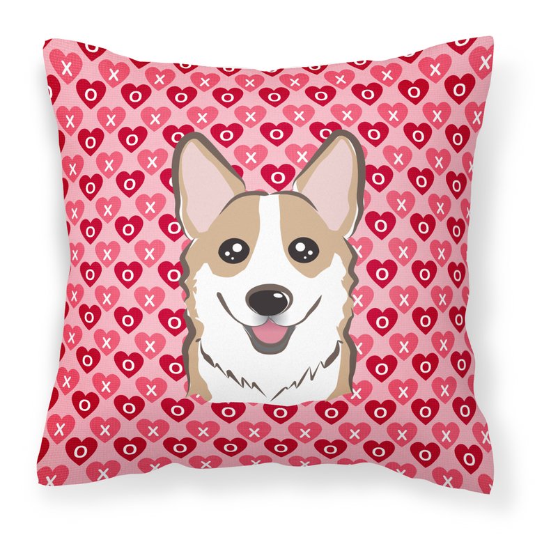 Sable Corgi Fabric Decorative Pillow