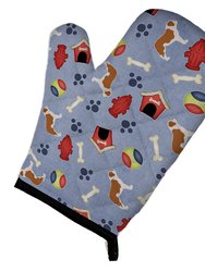 Saint Bernard Dog House Collection Oven Mitt