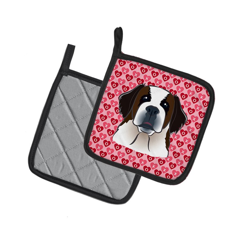 Saint Bernard Pair of Pot Holders