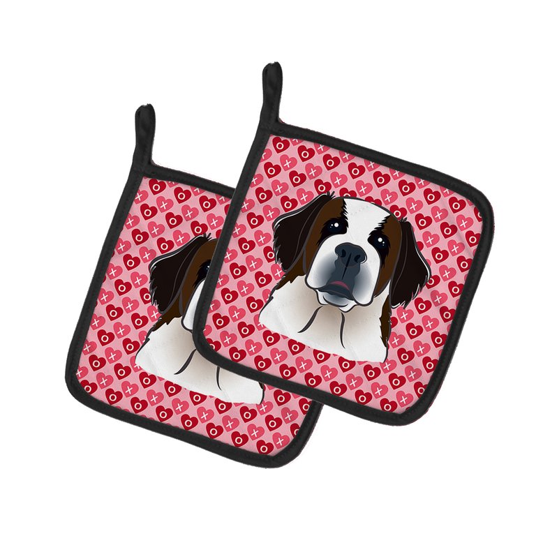 Saint Bernard Pair of Pot Holders