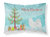 Samoyed Merry Christmas Tree Fabric Standard Pillowcase