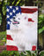 Samoyed Patriotic Garden Flag 2-Sided 2-Ply