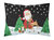 Santa Claus Christmas Fabric Standard Pillowcase