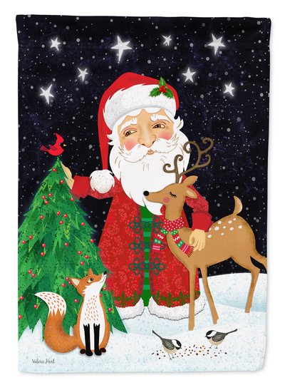 Caroline's Treasures Santa Claus Christmas Garden Flag 2-Sided 2-Ply product