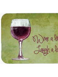 SB3067LCB Wine A Little Laugh A Lot Glass Cutting Board - Large