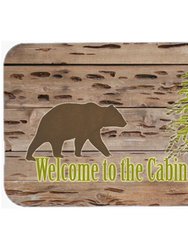 SB3081LCB Welcome To The Cabin Glass Cutting Board - Large