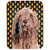 SC9661LCB Otterhound Candy Corn Halloween Glass Cutting Board - Large