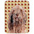 SC9685LCB Otterhound Fall Leaves Glass Cutting Board - Large