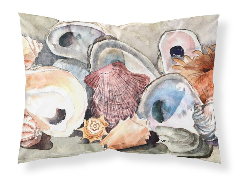 Sea Shells Fabric Standard Pillowcase