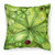 Shamrocks and Lady bugs Fabric Decorative Pillow