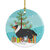 Sheltie/Shetland Sheepdog Merry Christmas Tree Ceramic Ornament