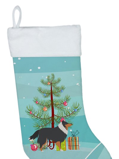 Caroline's Treasures Sheltie/Shetland Sheepdog Merry Christmas Tree Christmas Stocking product
