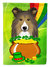 Sheltie St. Patrick's Day Garden Flag 2-Sided 2-Ply