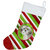Shih Tzu Puppy Christmas Candy Stripe Christmas Stocking