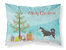 Siberian Husky Merry Christmas Tree Fabric Standard Pillowcase