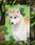 Siberian Husky St Patrick's Garden Flag 2-Sided 2-Ply