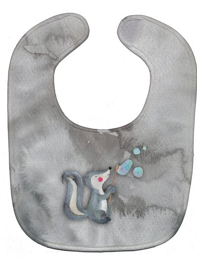 Caroline's Treasures Skunk and Bubbles Watercolor Baby Bib product