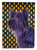 Skye Terrier Candy Corn Halloween Portrait Garden Flag 2-Sided 2-Ply