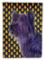 Skye Terrier Candy Corn Halloween Portrait Garden Flag 2-Sided 2-Ply