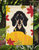 Smooth Black And Tan Dachshund Thanksgiving Garden Flag 2-Sided 2-Ply