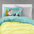 Snowman with Japanese Chin Fabric Standard Pillowcase