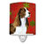 Springer Spaniel Red and Green Snowflakes Holiday Christmas Ceramic Night Light