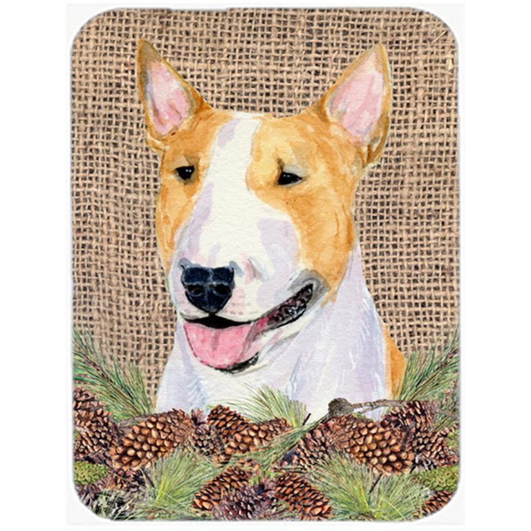 SS4086LCB Bull Terrier Glass Cutting Board - Large