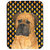 SS4310LCB 15 x 12 In. Bullmastiff Candy Corn Halloween Portrait Glass Cutting Board - Large