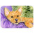 SS8898LCB Norwich Terrier Glass Cutting Board - Large