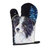 Starry Night Border Collie Oven Mitt