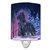 Starry Night Briard Ceramic Night Light