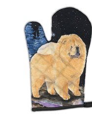 Starry Night Chow Chow Oven Mitt