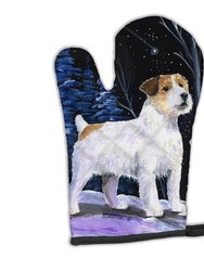Starry Night Jack Russell Terrier Oven Mitt
