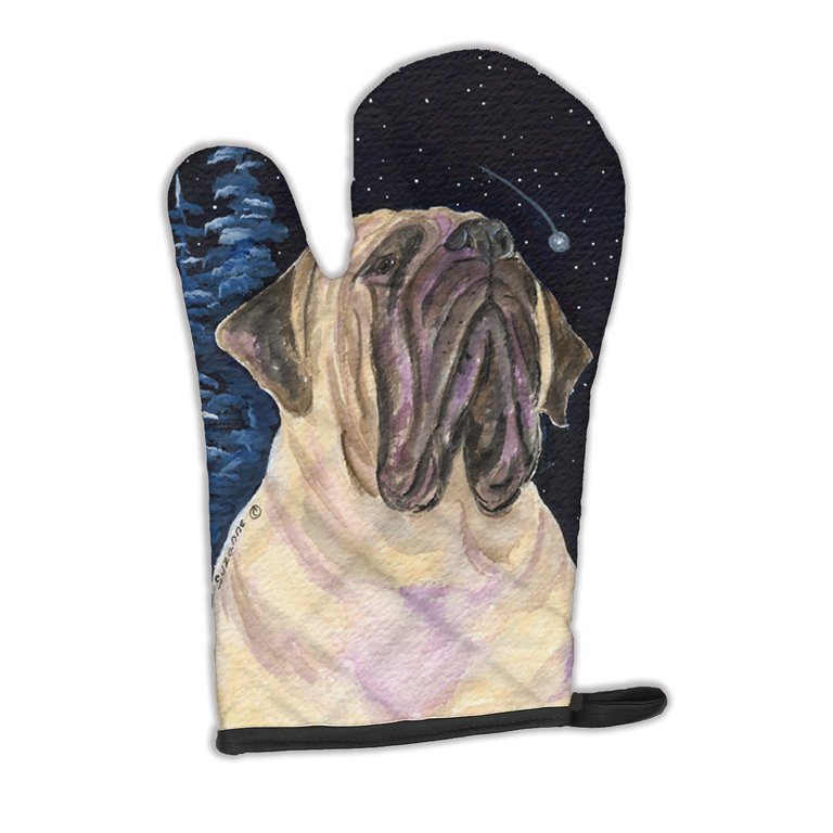 Starry Night Mastiff Oven Mitt