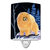 Starry Night Pomeranian Ceramic Night Light