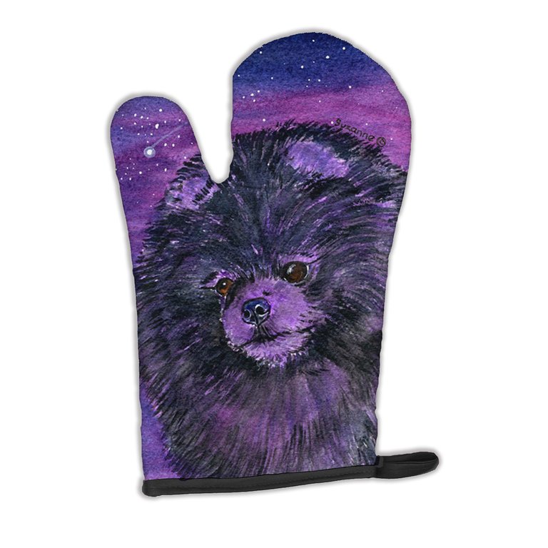 Starry Night Pomeranian Oven Mitt