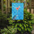 Summer Martini Blue Polkadot Garden Flag 2-Sided 2-Ply