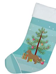 Tan Cockapoo Christmas Tree Christmas Stocking