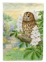 Tawny Owl Garden Flag 2-Sided 2-Ply Size ASA2101GF