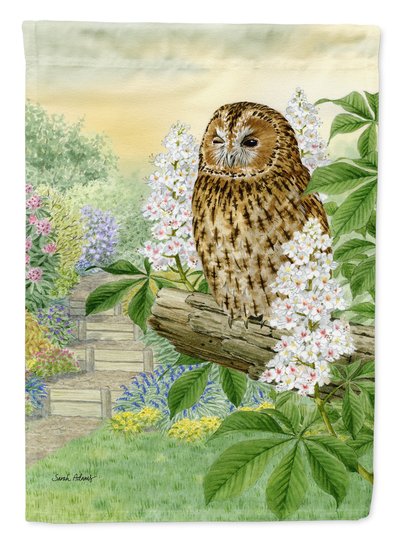 Caroline's Treasures Tawny Owl Garden Flag 2-Sided 2-Ply Size ASA2101GF product