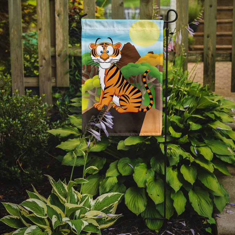 Tiger Garden Flag 2-Sided 2-Ply