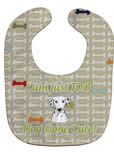 Caroline's Treasures Too Cute Dalmatian Baby Bib product