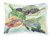 Turtle Loggerhead Family Fabric Standard Pillowcase