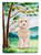 Under The Tree Goldendoodle Garden Flag 2-Sided 2-Ply